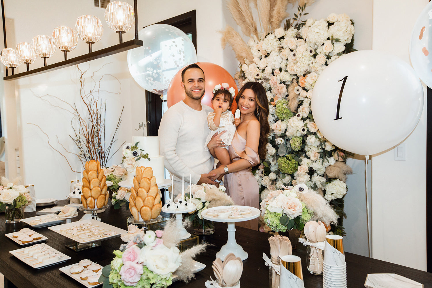 A memorable celebration styled with Settings tableware