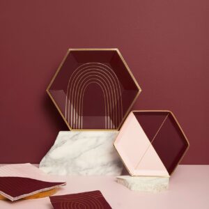 Bordeaux - Maroon Cocktail Paper Napkins