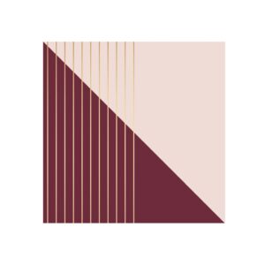 Bordeaux - Maroon Lunch Paper Napkins