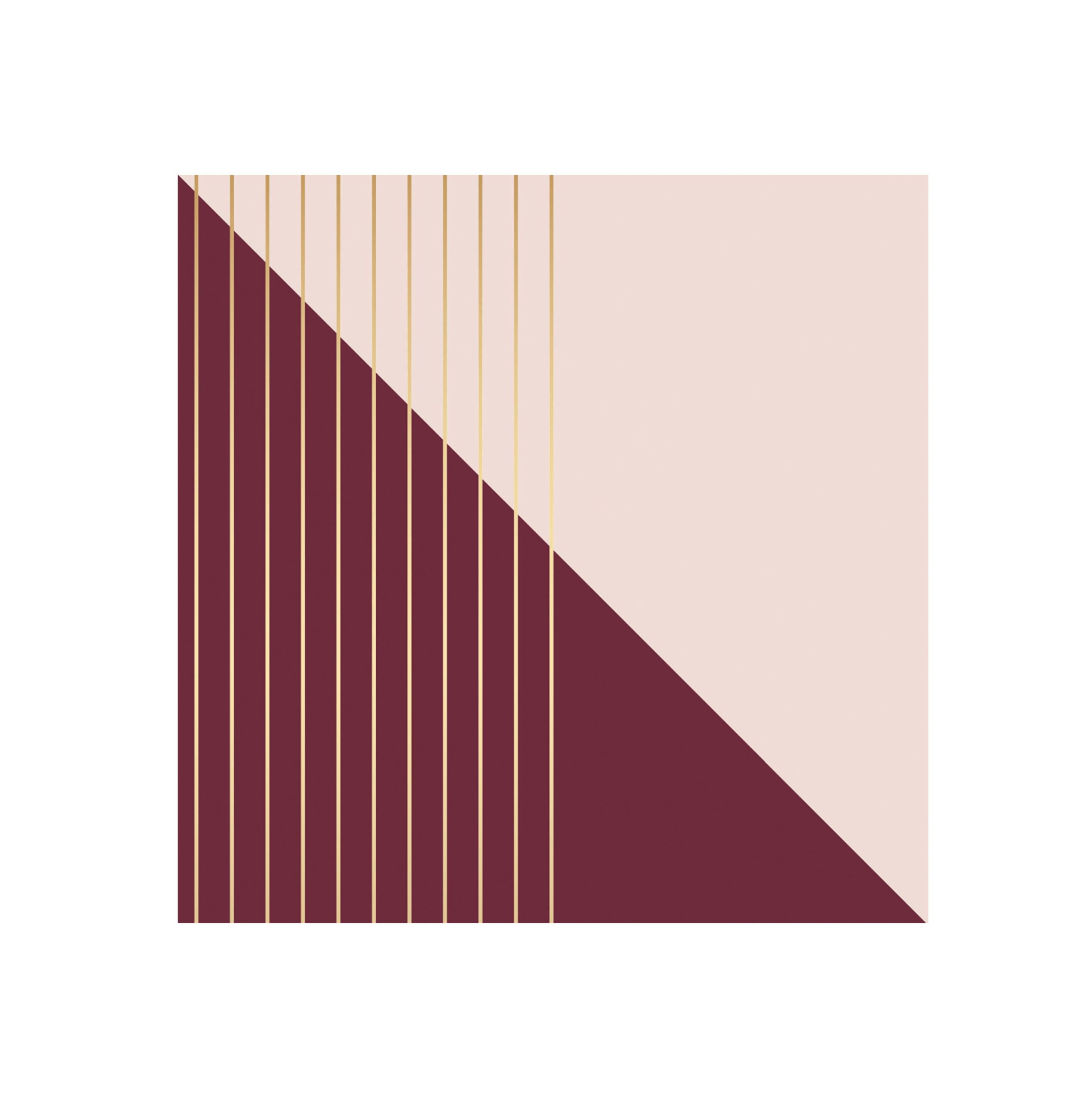 Bordeaux - Maroon Lunch Paper Napkins