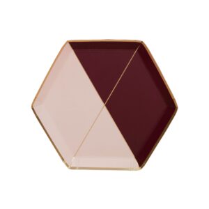 Bordeaux - Maroon Small Paper Plates