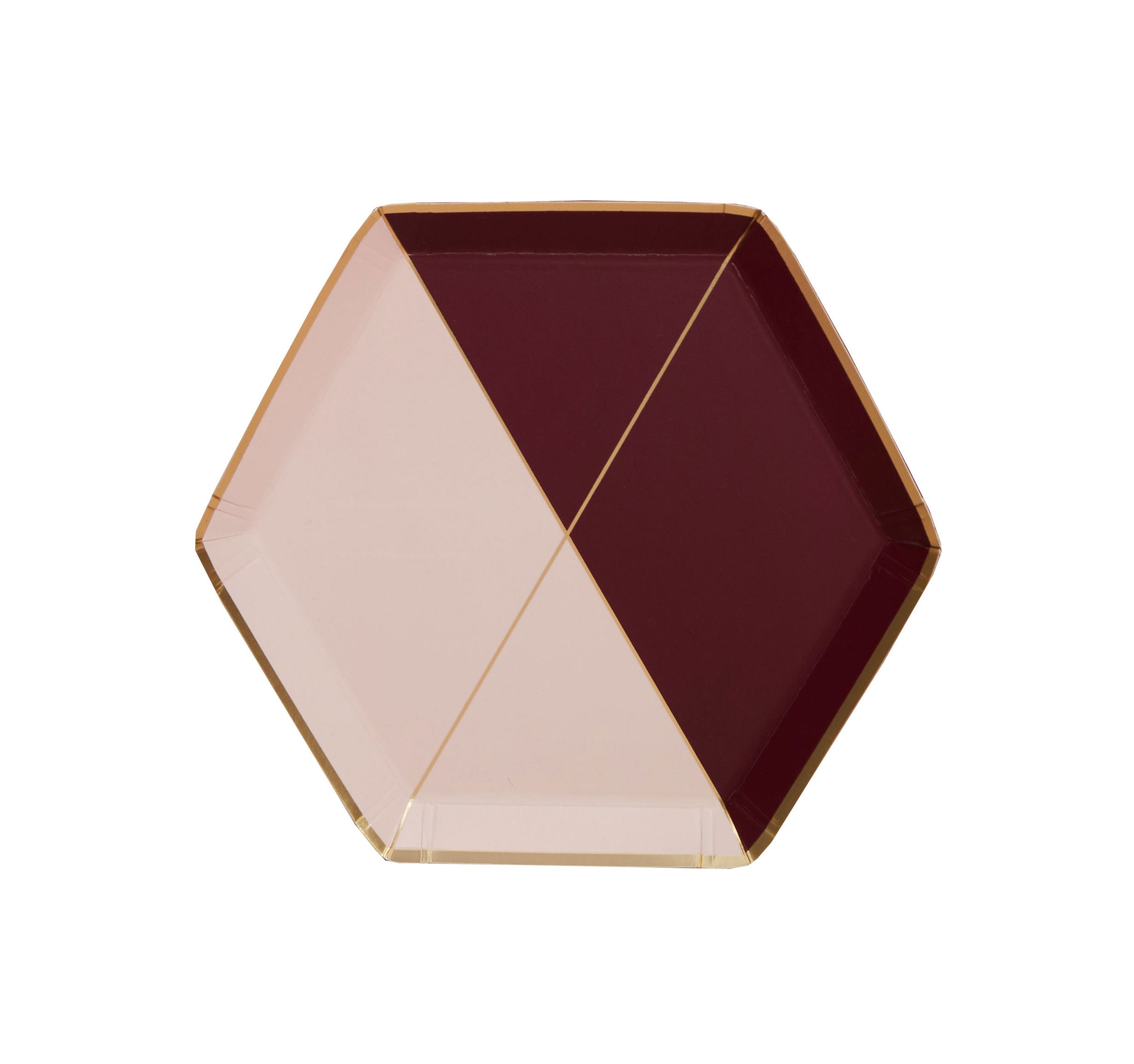 Bordeaux - Maroon Small Paper Plates
