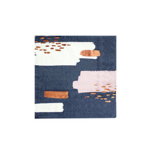 Erika - Navy Cocktail Paper Napkins