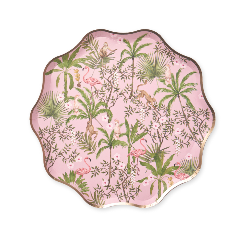 Palm Beach - Small Paper Plates (x8)