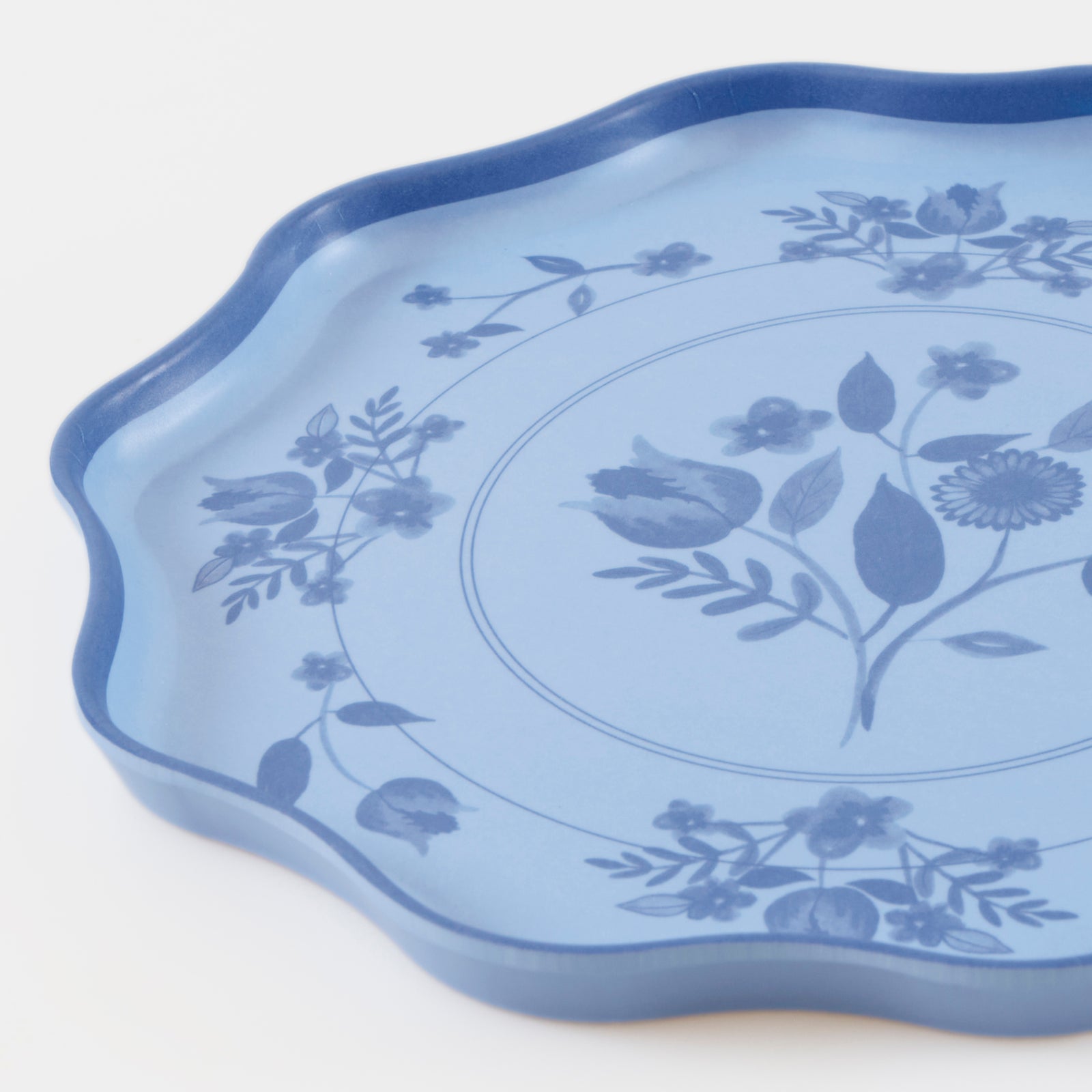 Vintage Botanical Reusable Small Plates (x 4)
