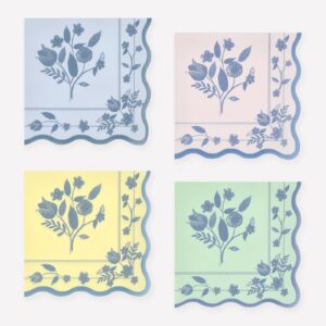 Vintage Botanical Small Napkins (x 16)